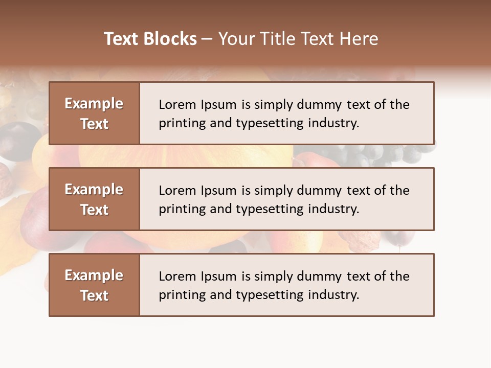 Thanksgiving Horizontal Ripe PowerPoint Template