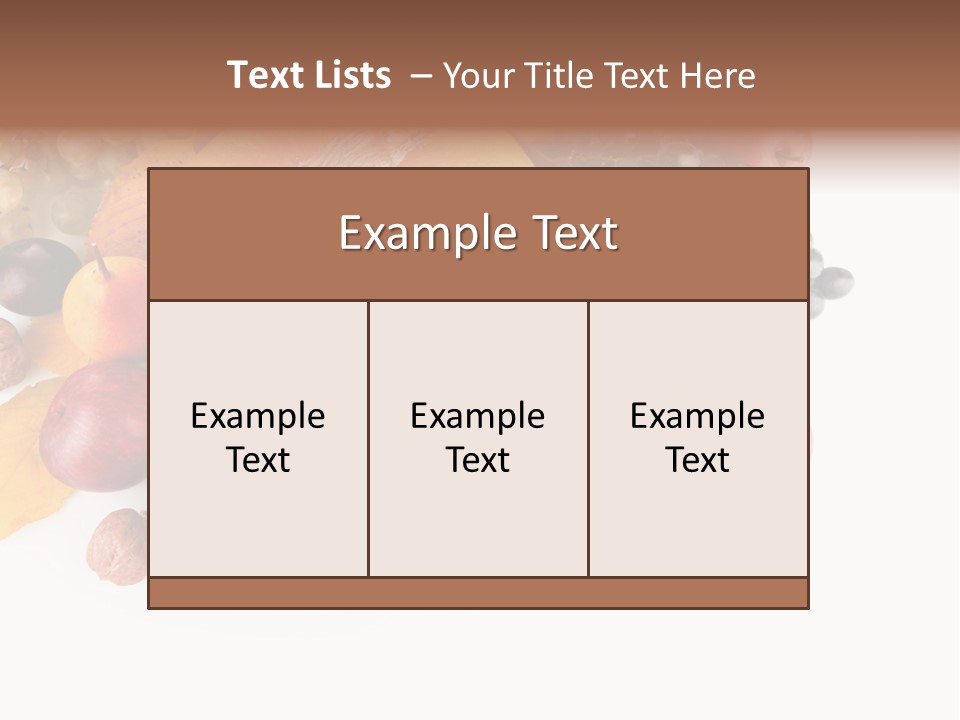 Thanksgiving Horizontal Ripe PowerPoint Template