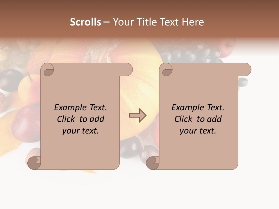 Thanksgiving Horizontal Ripe PowerPoint Template
