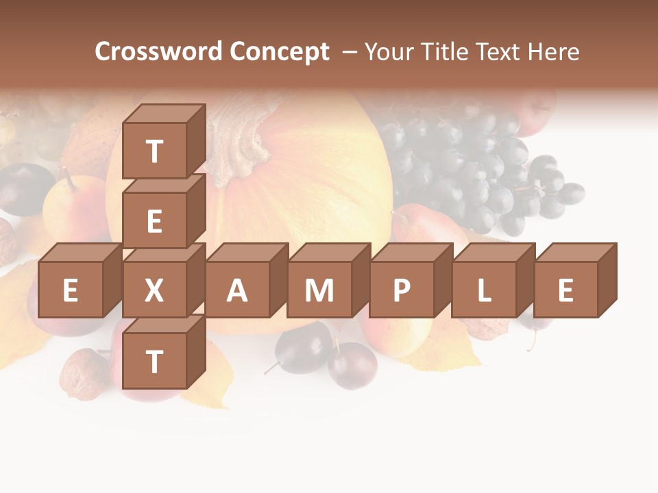 Thanksgiving Horizontal Ripe PowerPoint Template