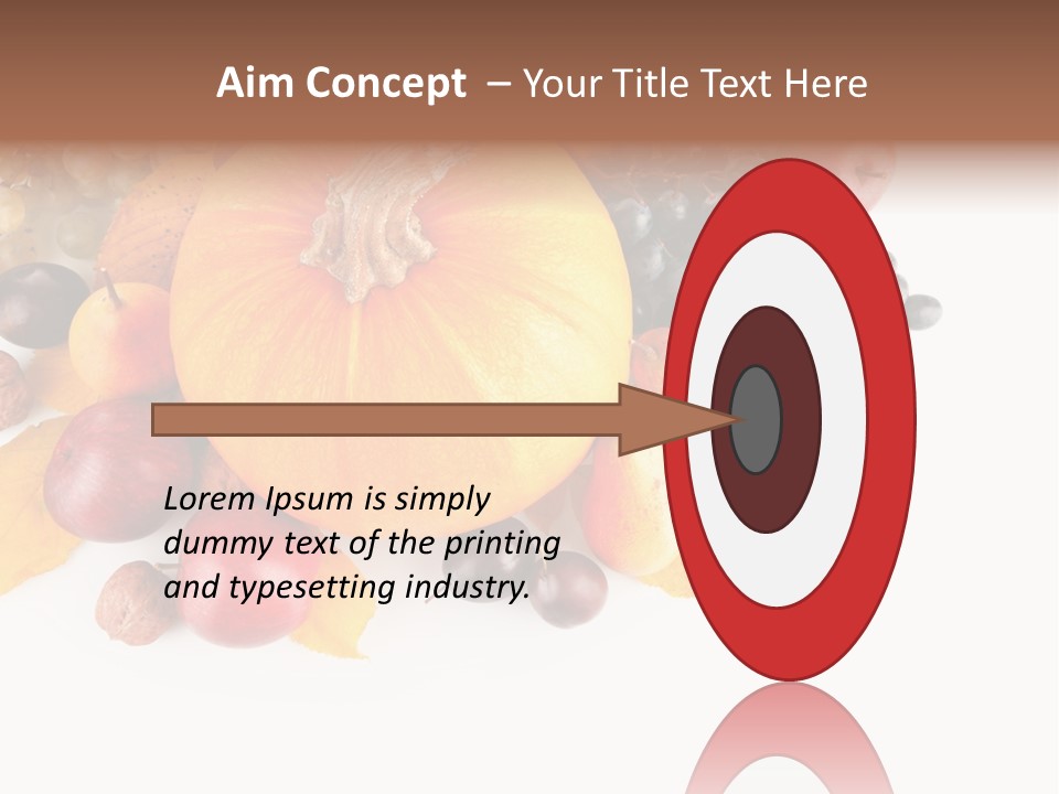Thanksgiving Horizontal Ripe PowerPoint Template
