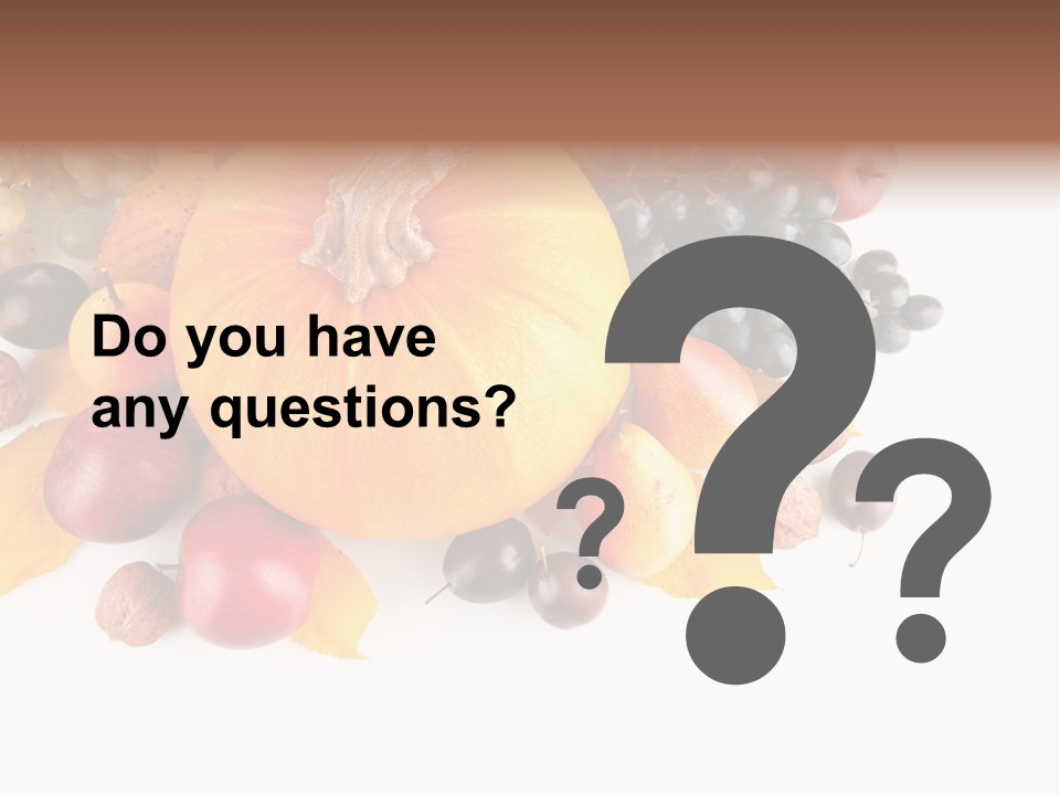 Thanksgiving Horizontal Ripe PowerPoint Template