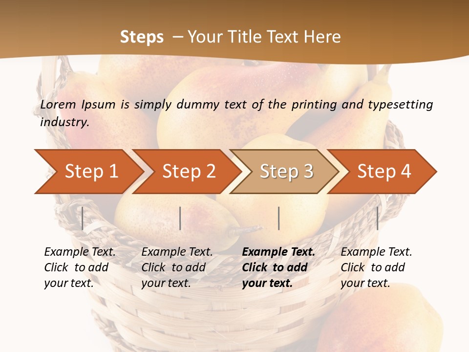 Composition Still Life Healthy PowerPoint Template
