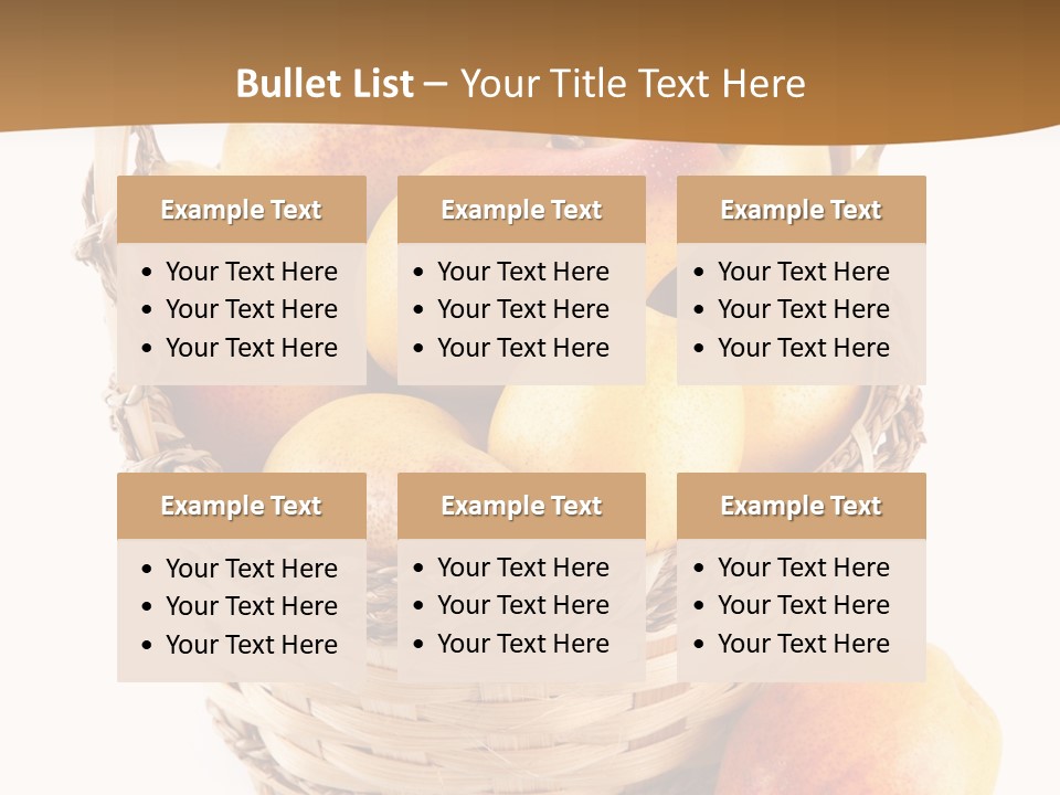 Composition Still Life Healthy PowerPoint Template