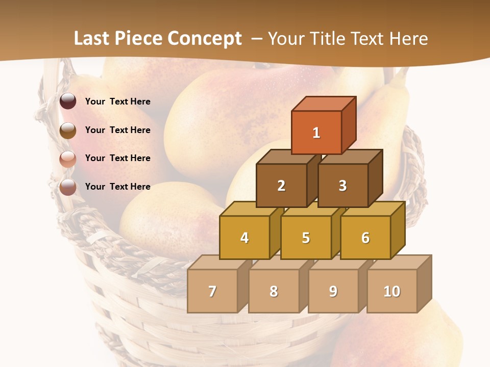 Composition Still Life Healthy PowerPoint Template
