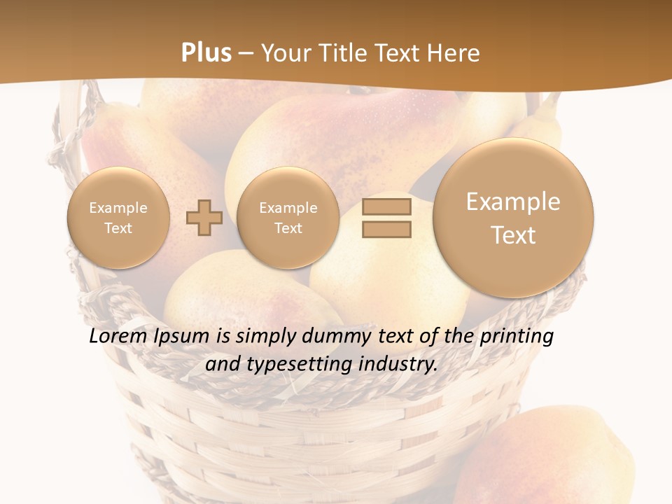 Composition Still Life Healthy PowerPoint Template