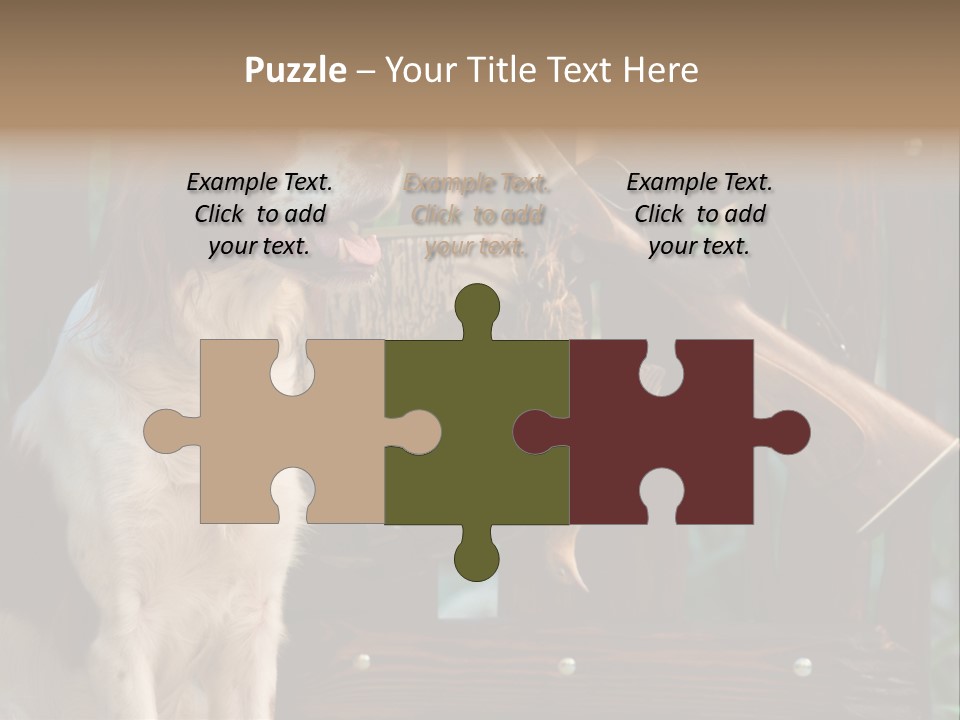 Red Breed Pursuit PowerPoint Template