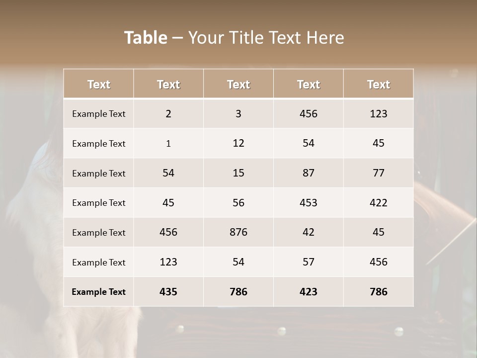 Red Breed Pursuit PowerPoint Template