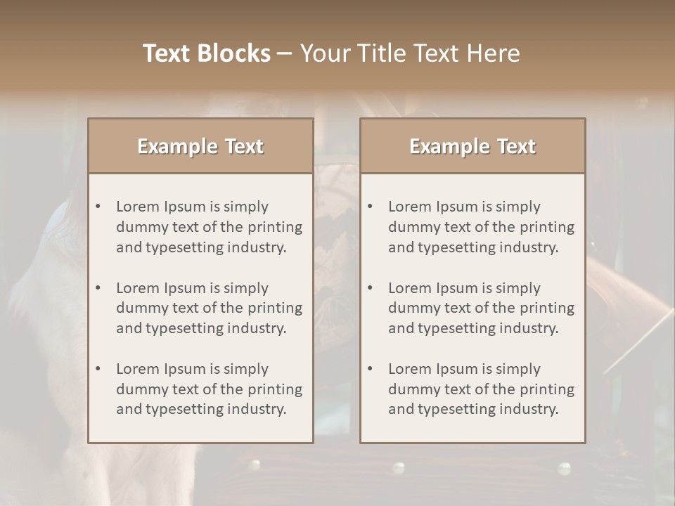 Red Breed Pursuit PowerPoint Template