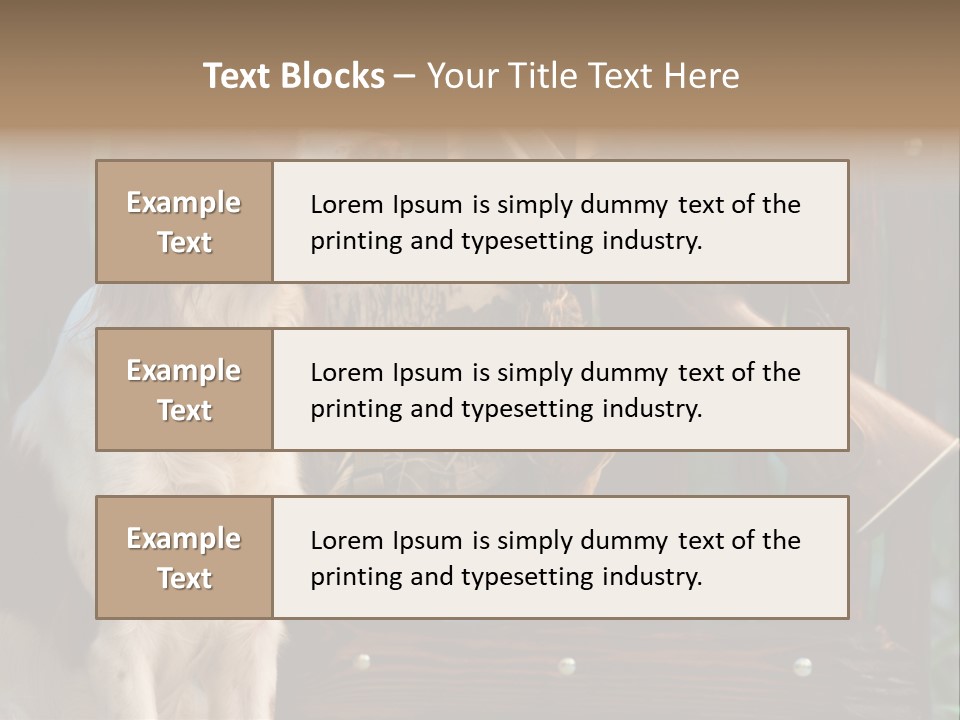 Red Breed Pursuit PowerPoint Template