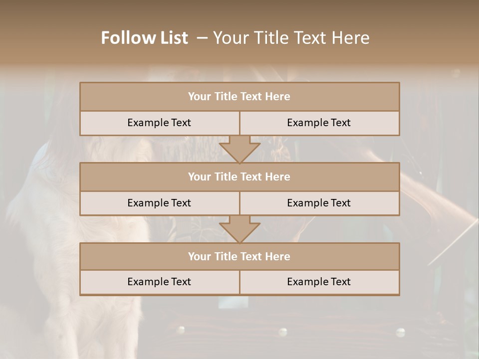 Red Breed Pursuit PowerPoint Template