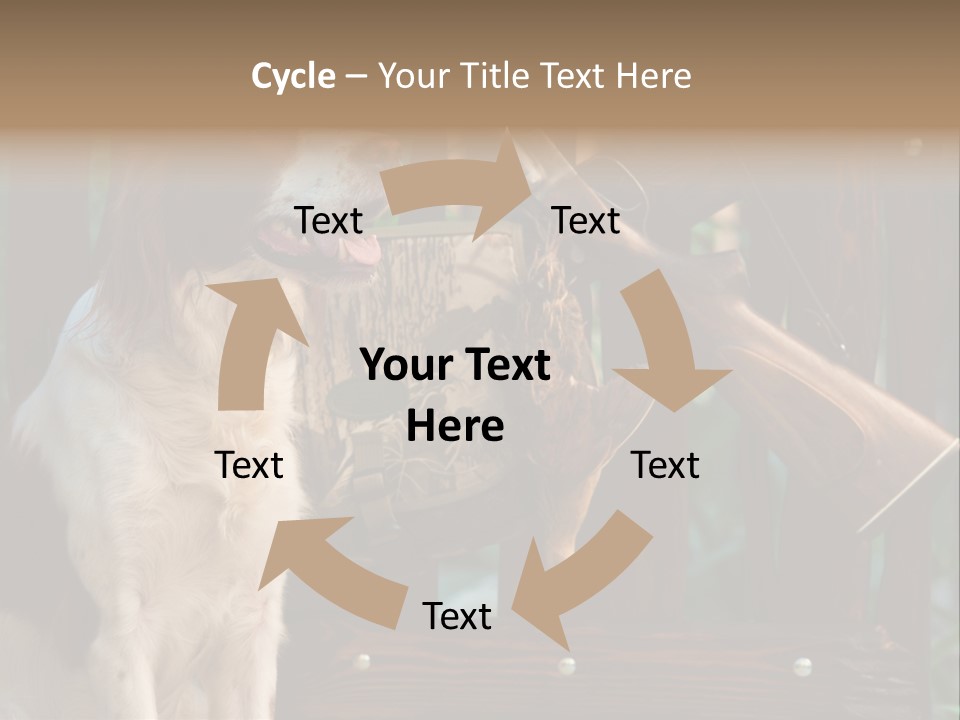 Red Breed Pursuit PowerPoint Template