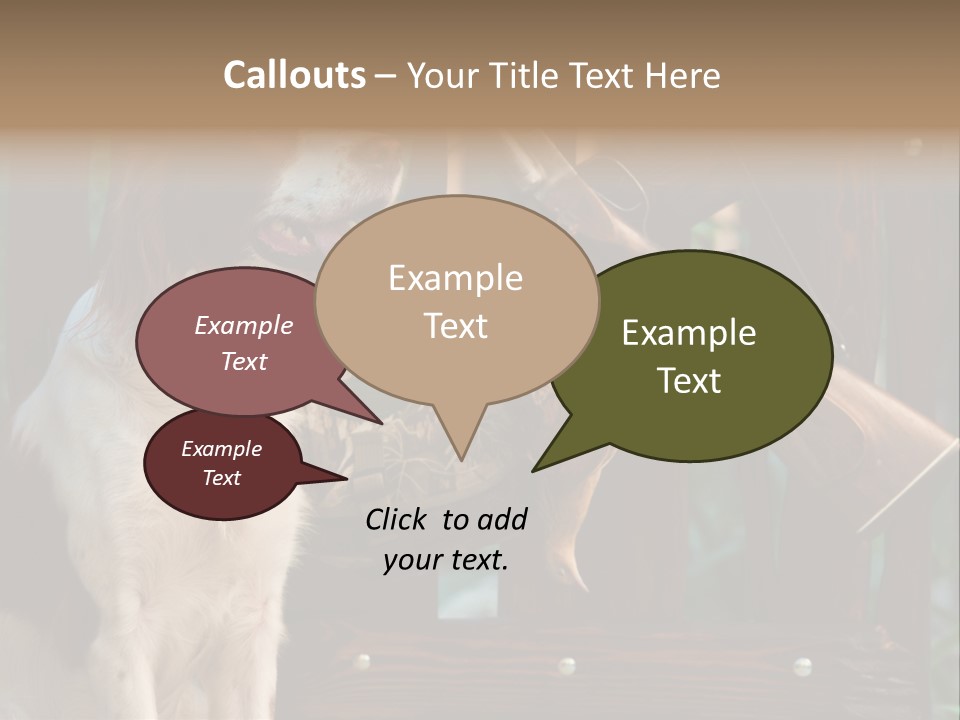 Red Breed Pursuit PowerPoint Template