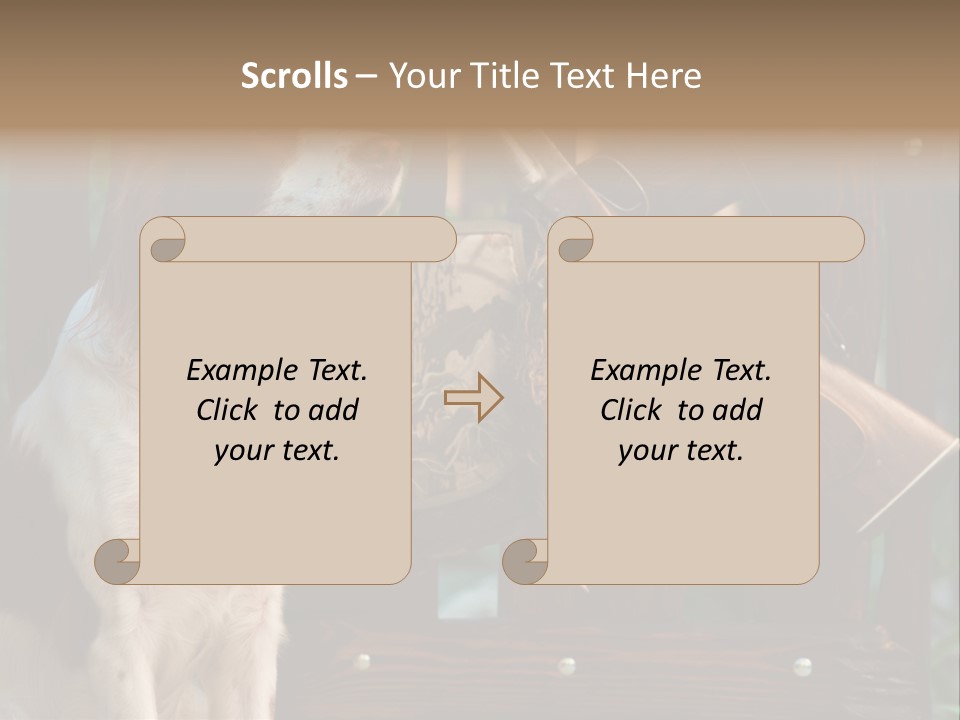 Red Breed Pursuit PowerPoint Template