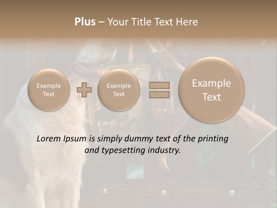 Red Breed Pursuit PowerPoint Template