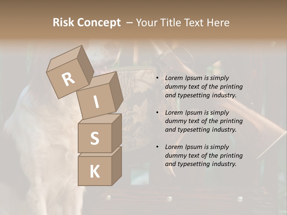 Red Breed Pursuit PowerPoint Template