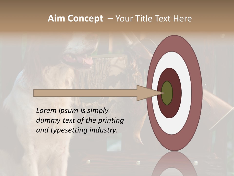 Red Breed Pursuit PowerPoint Template
