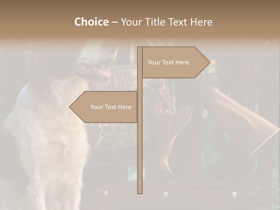Red Breed Pursuit PowerPoint Template
