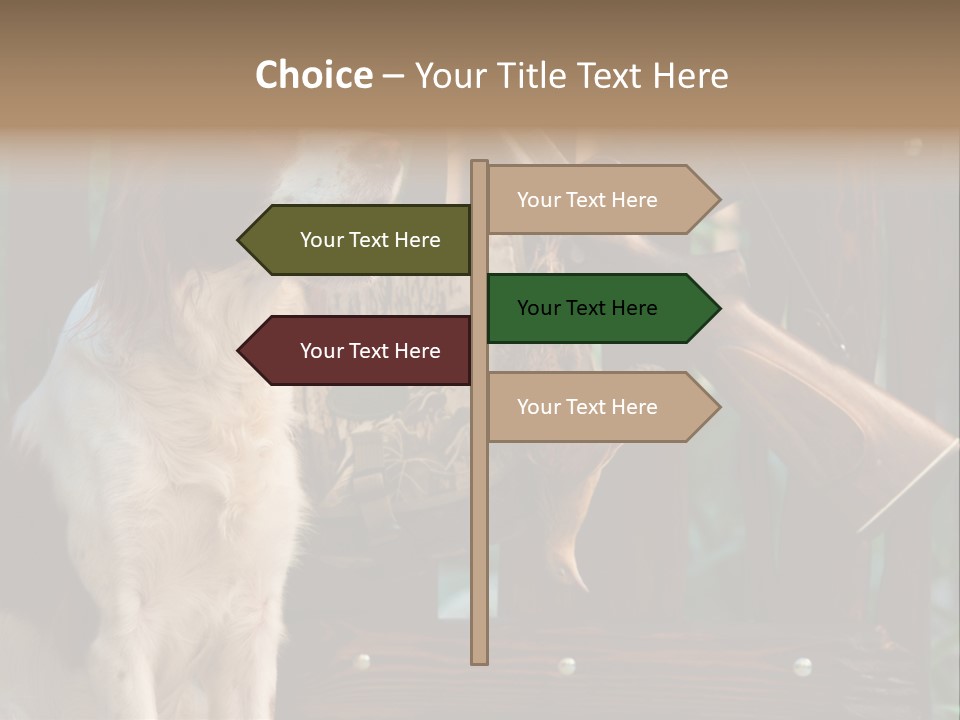 Red Breed Pursuit PowerPoint Template