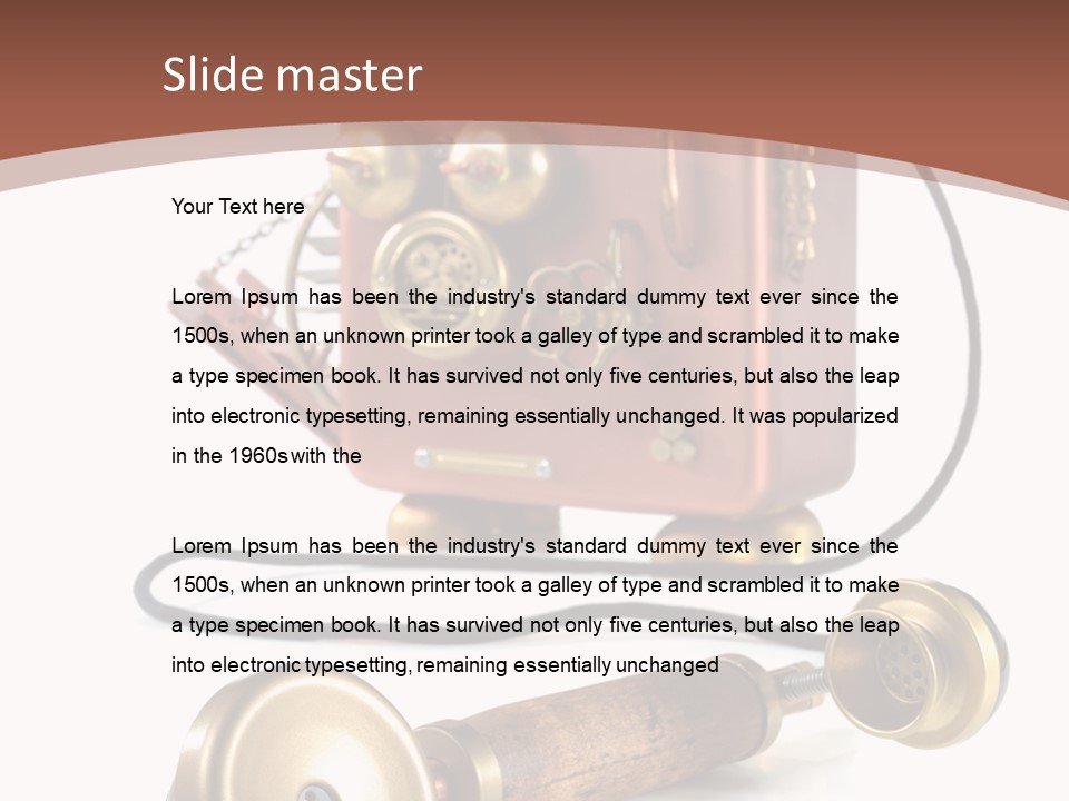 Automobile Part Suspension PowerPoint Template