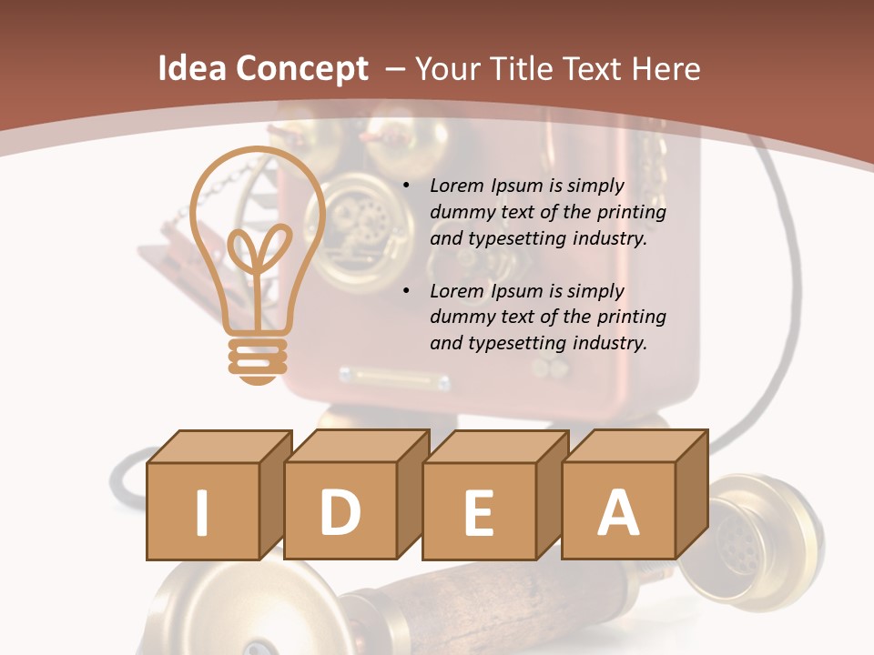 Automobile Part Suspension PowerPoint Template