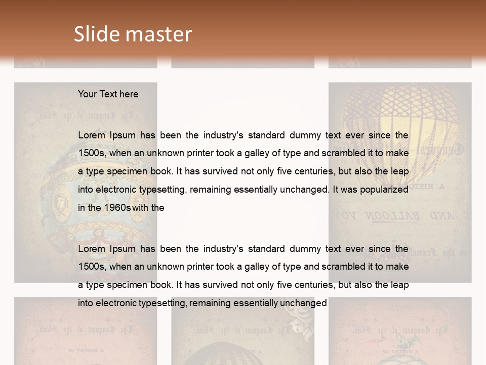 Grunge Pink Collage PowerPoint Template