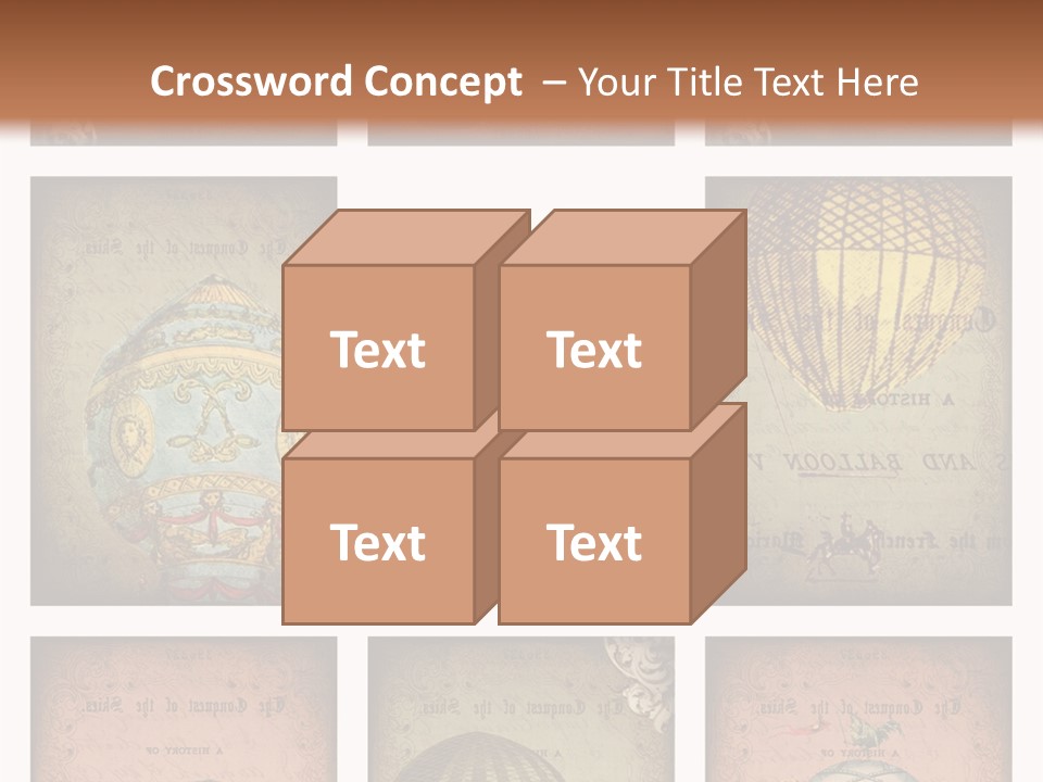 Grunge Pink Collage PowerPoint Template