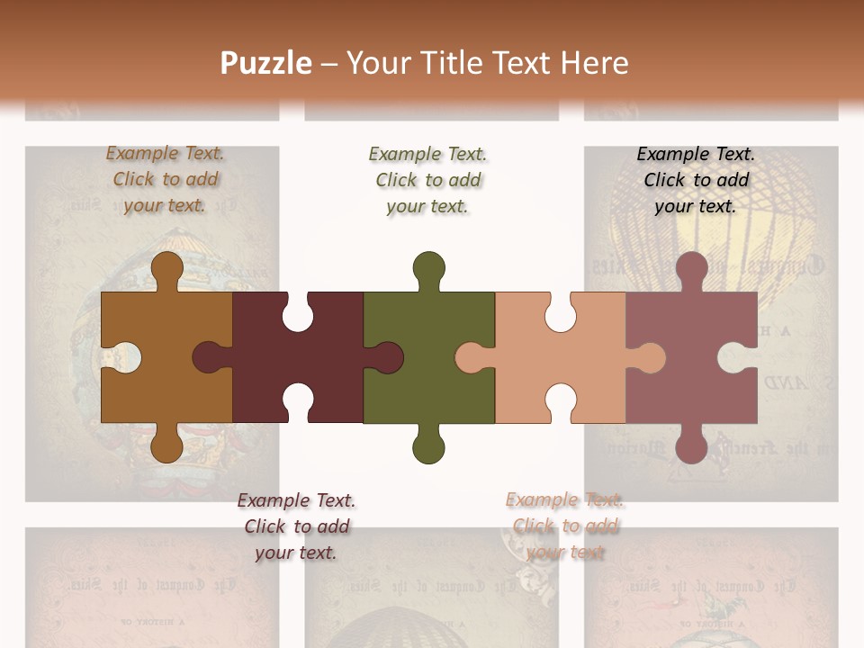 Grunge Pink Collage PowerPoint Template