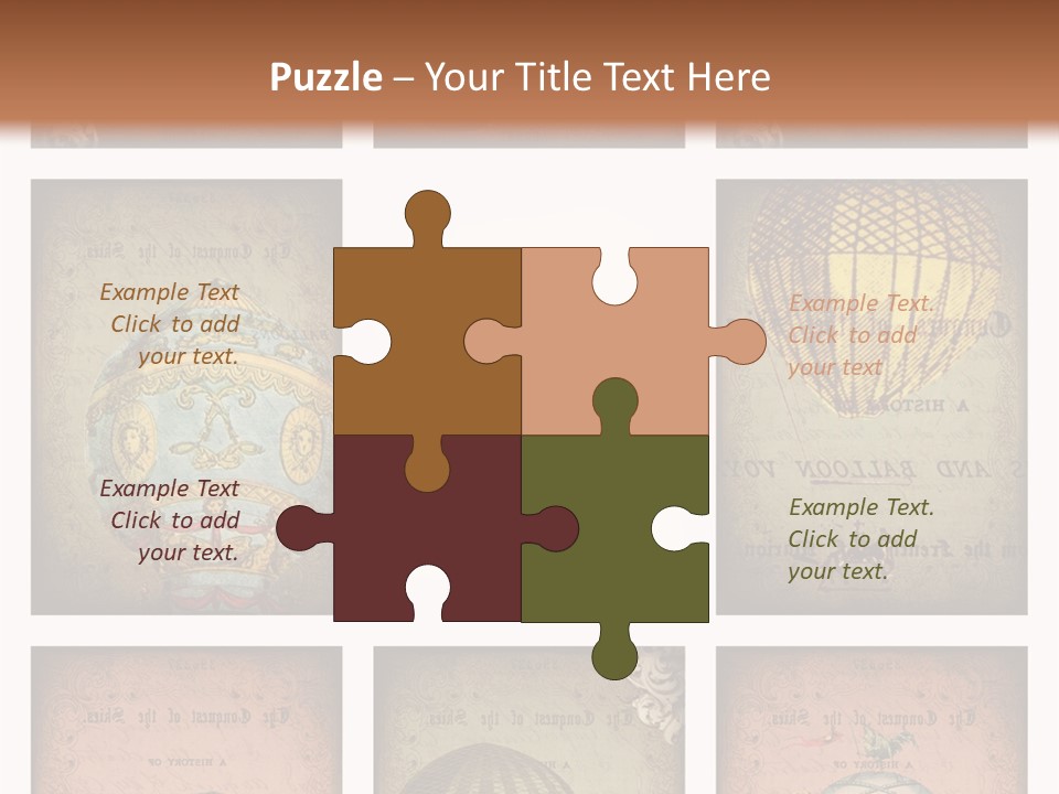 Grunge Pink Collage PowerPoint Template