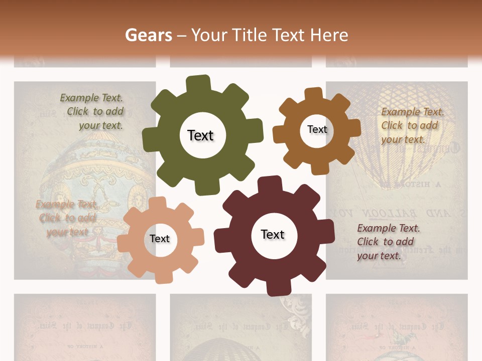 Grunge Pink Collage PowerPoint Template