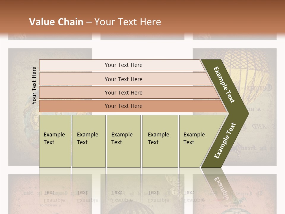 Grunge Pink Collage PowerPoint Template