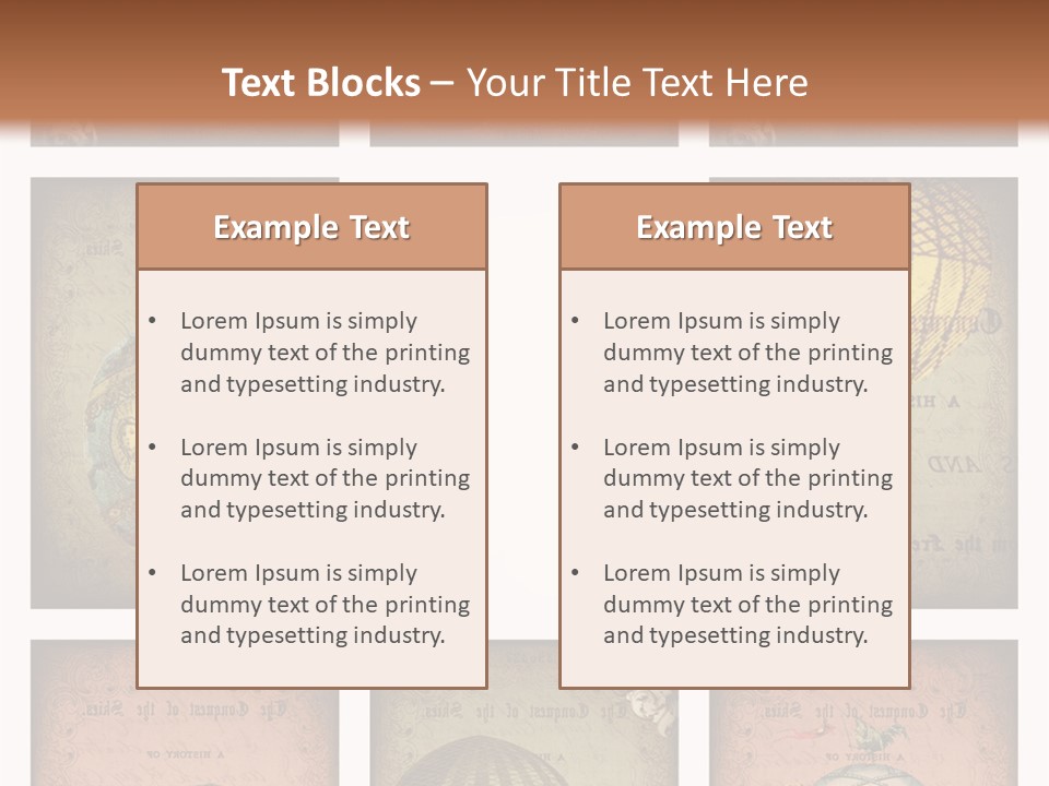 Grunge Pink Collage PowerPoint Template