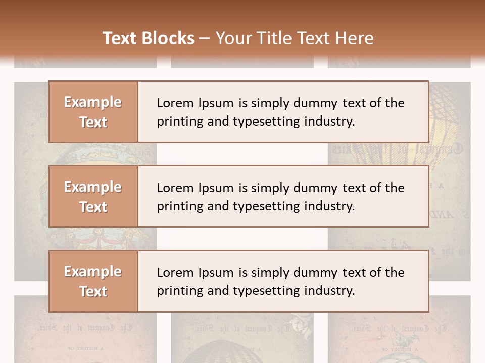 Grunge Pink Collage PowerPoint Template