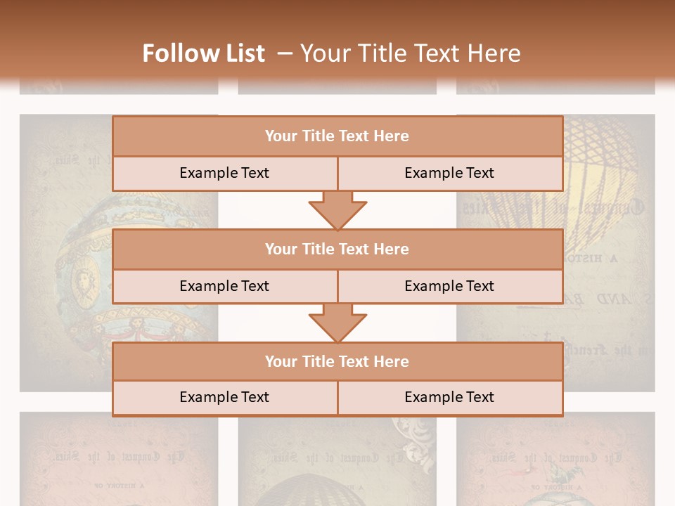 Grunge Pink Collage PowerPoint Template