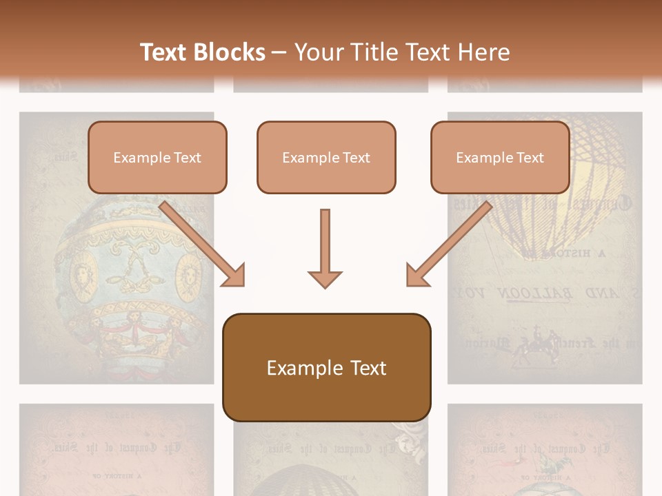 Grunge Pink Collage PowerPoint Template