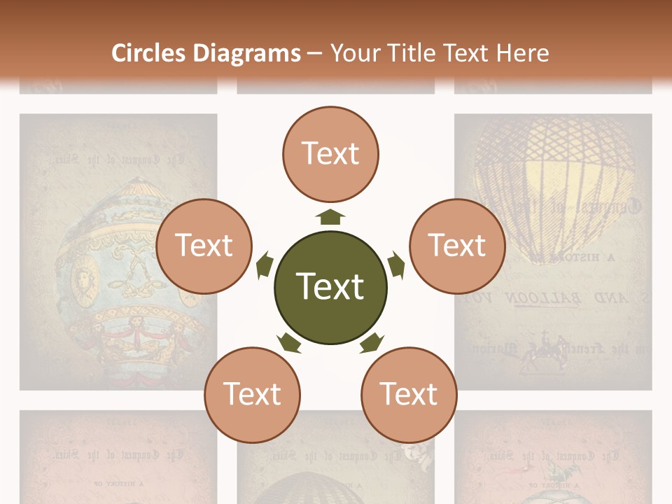 Grunge Pink Collage PowerPoint Template