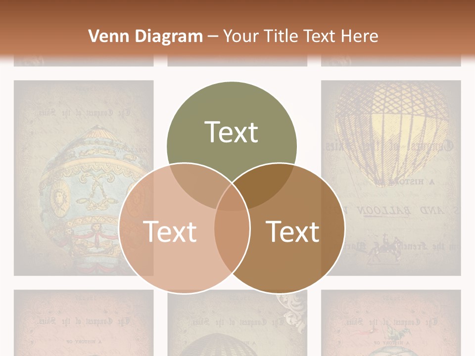 Grunge Pink Collage PowerPoint Template