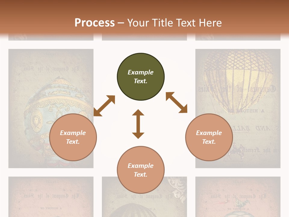 Grunge Pink Collage PowerPoint Template