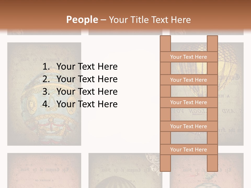 Grunge Pink Collage PowerPoint Template