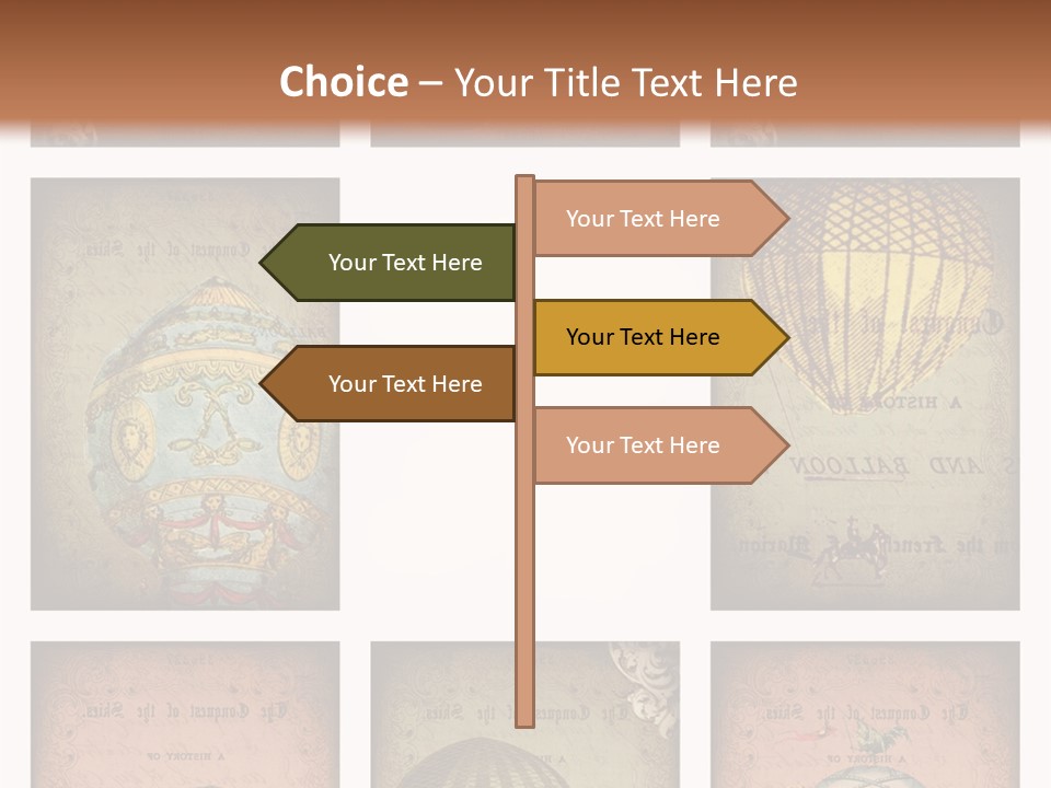 Grunge Pink Collage PowerPoint Template