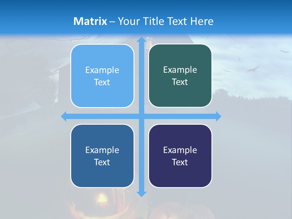Darkness Autumnal Design PowerPoint Template