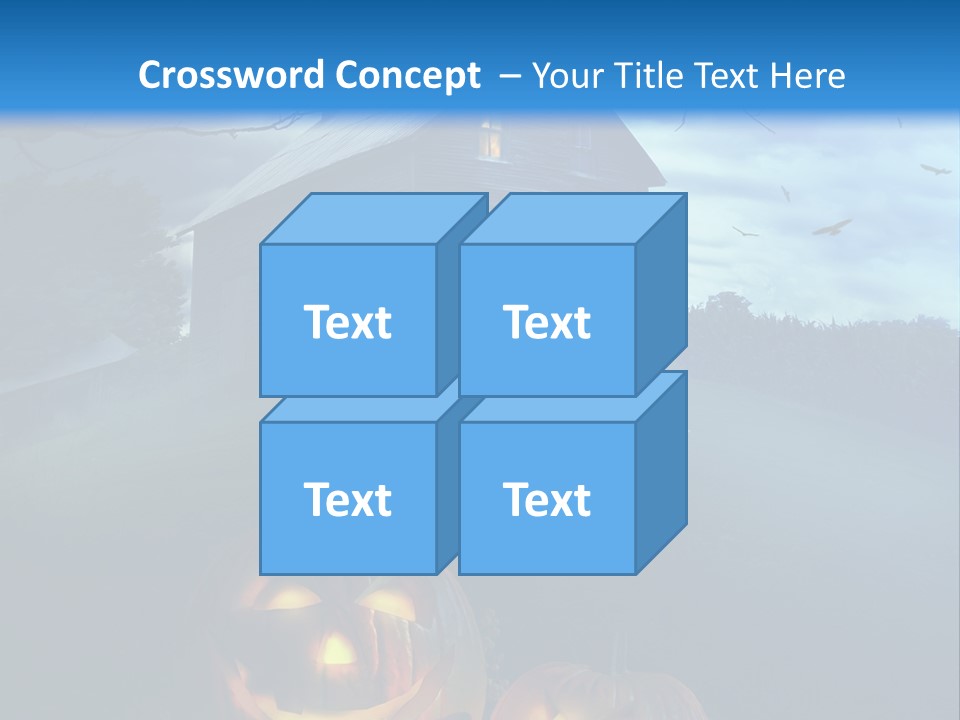 Darkness Autumnal Design PowerPoint Template