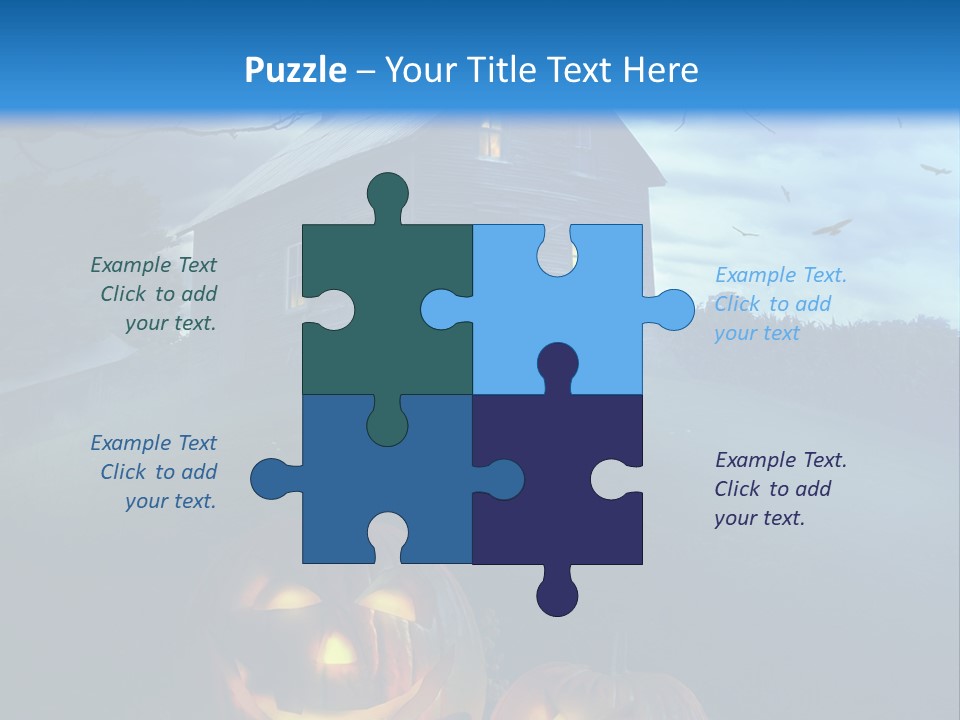 Darkness Autumnal Design PowerPoint Template