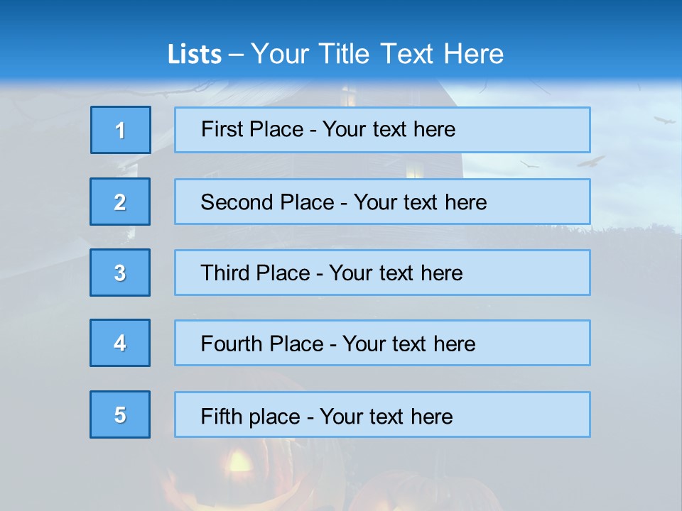 Darkness Autumnal Design PowerPoint Template