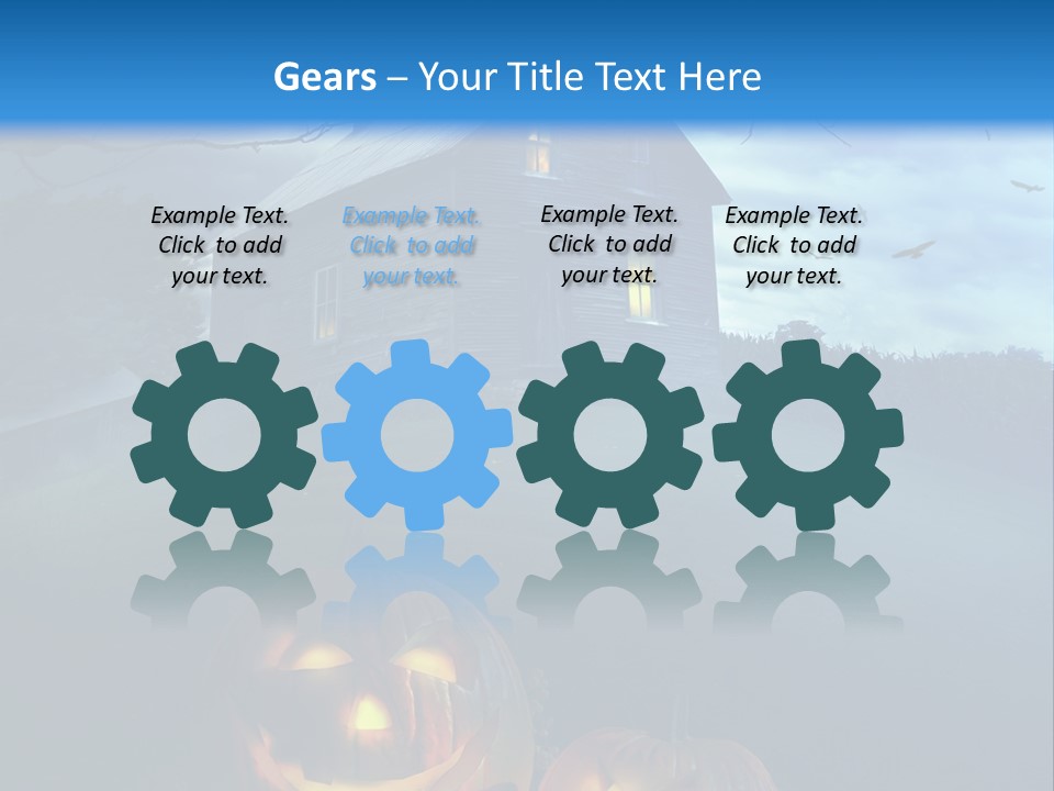 Darkness Autumnal Design PowerPoint Template