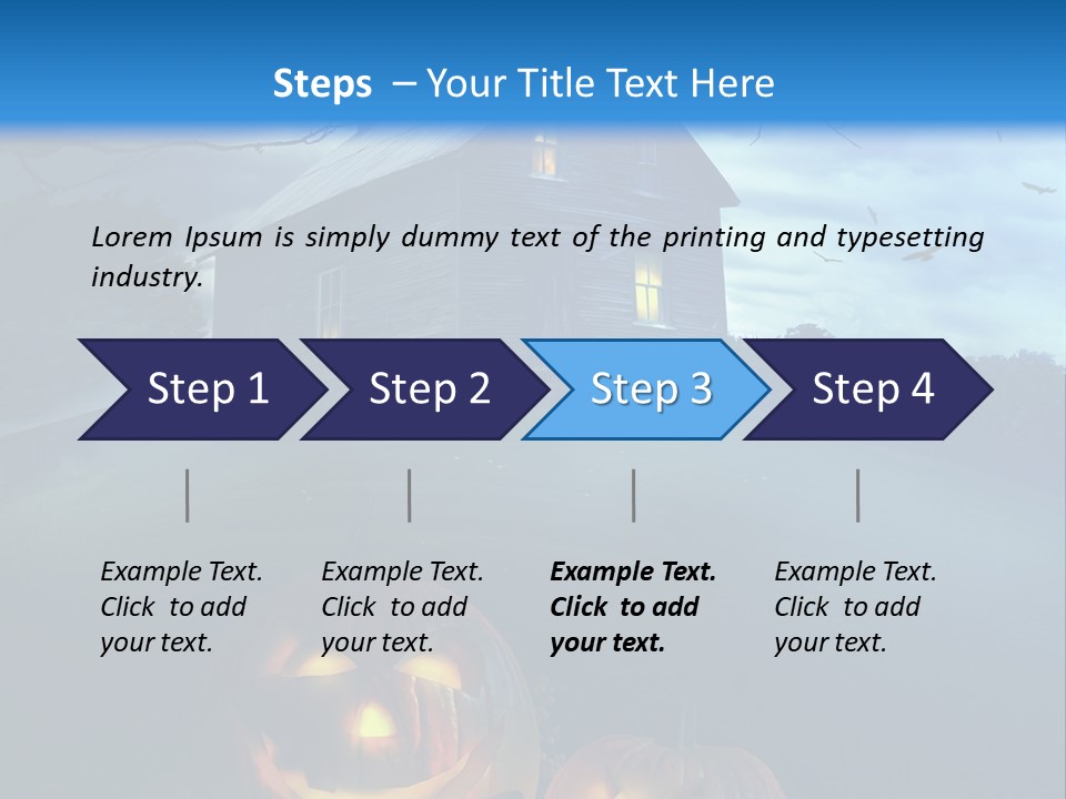 Darkness Autumnal Design PowerPoint Template