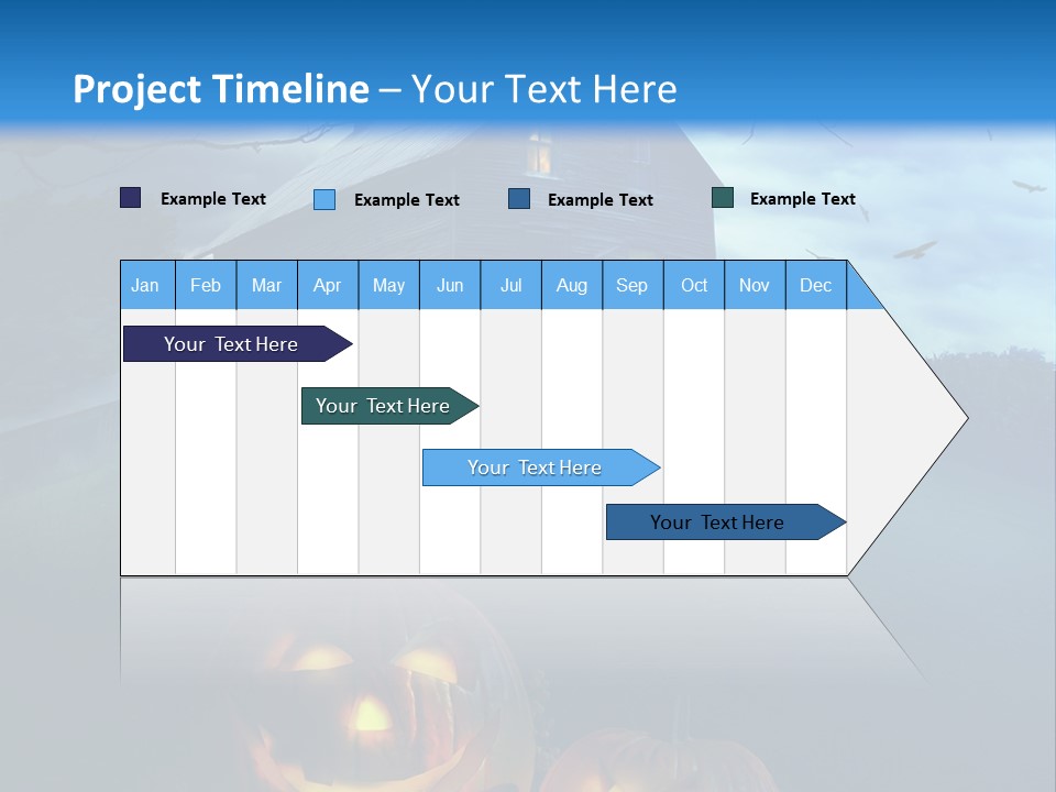 Darkness Autumnal Design PowerPoint Template