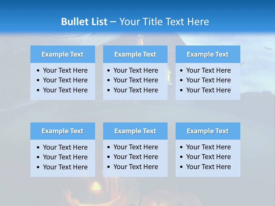 Darkness Autumnal Design PowerPoint Template