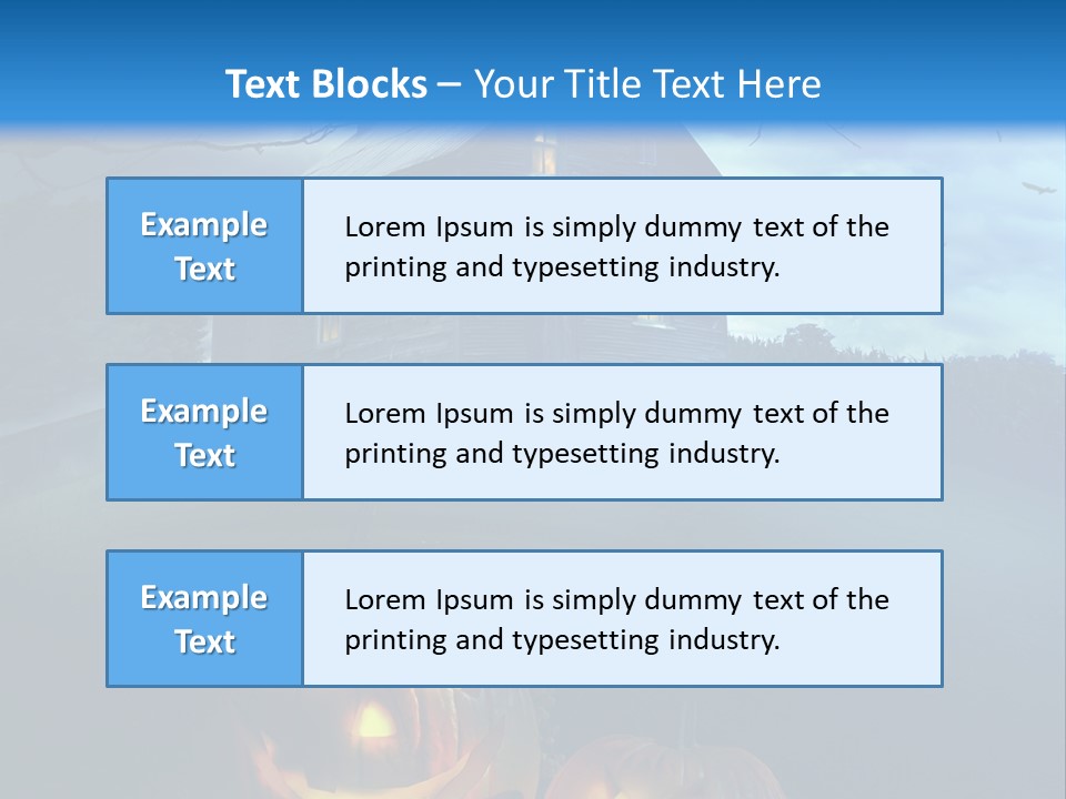 Darkness Autumnal Design PowerPoint Template
