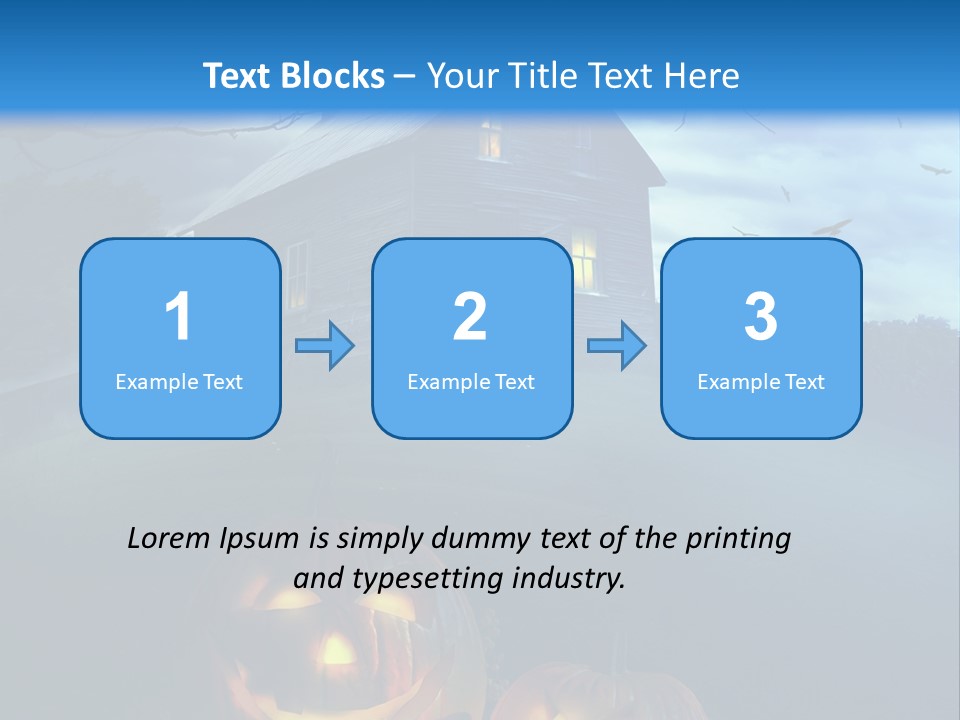 Darkness Autumnal Design PowerPoint Template